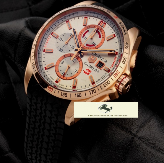 HK1351 TAG HEUER CALİBRE 16 AYTHON SENNA S ERKEK SAATİ